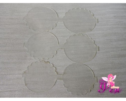 Набор шаблонов "Ажурный круглый бант" в комплекте 3 детали