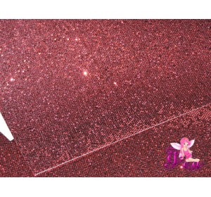 Кожзам "Соты", цв. красный - 1 лист 