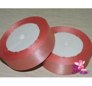 Атласная лента 25 мм, цв. пудровый - 1 м