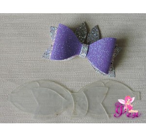 Набор шаблонов "Бантик Зайка"В комплекте 4 детали