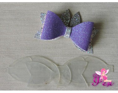 Набор шаблонов "Бантик Зайка"В комплекте 4 детали