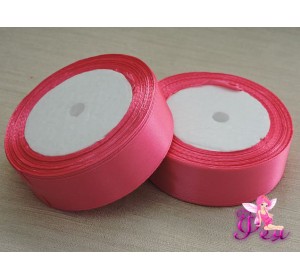 Атласная лента 25 мм, цв. дымчато-розовый - 1 м