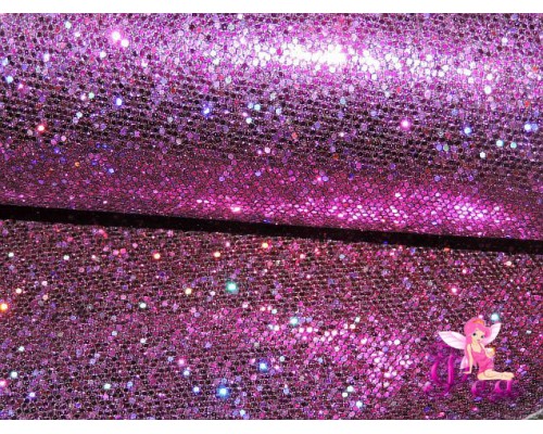 Кожзам "Соты", цв. фиолетовый - 1 лист    