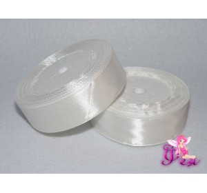 Атласная лента 25 мм,цв. молочный