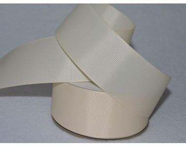 Репсовая лента 40 мм,  цв. айвори - 1 м