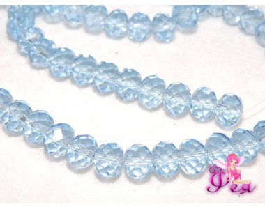 Бусины стеклянные Rondelle,имитация Сваровски, 10 мм, цвет №46