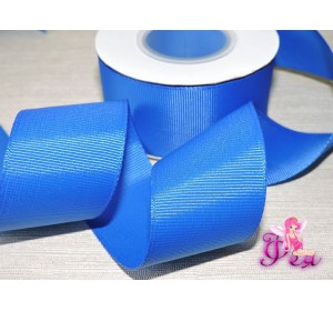 Репсовая лента 40 мм, цв.  синий № 40 - 1 м.