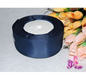 Репсовая лента однотонная 40мм, цв. темно-синий 241 -1 м
