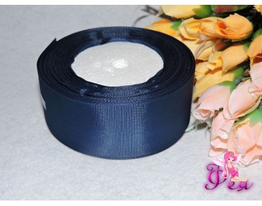 Репсовая лента однотонная 40мм, цв. темно-синий 241 -1 м
