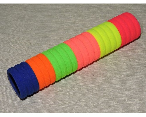 Бесшовные резинки для волос 3 см, в тубе 22 шт (цв. микс)