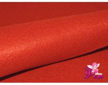 Фетр мягкий 1 мм, цв. красный № 082 - 1 лист