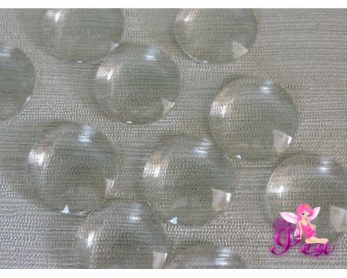 Стекло-основа 25мм, цв. прозрачный