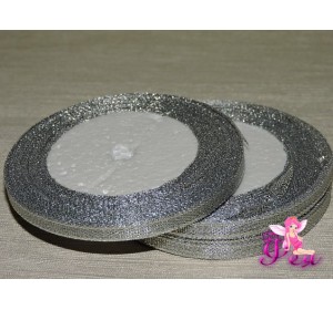 Парча 6мм, цв. серебро (1м)