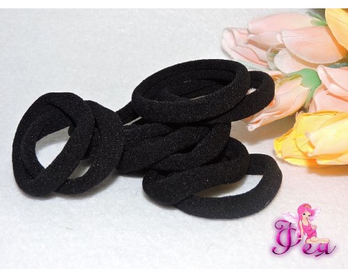 Резинки бесшовные «Premium» 4см, цв. черный -1 шт