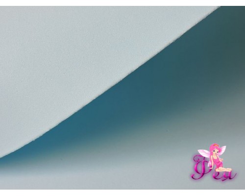 Фоамиран толщина 2мм, цв. голубой № 20