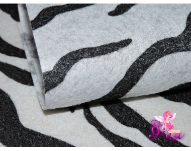 Фетр мягкий  "Зебра" 1 мм, (1 лист) формата А4
