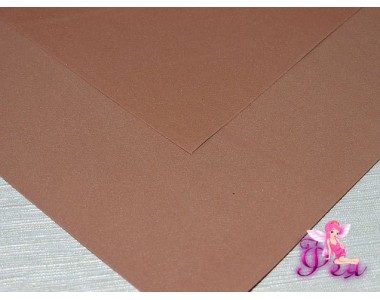 Фоамиран (Корея) 1 мм, цв. коричневый  (25*25)