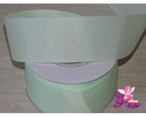 Репсовая лента 40 мм, цв. мятный - 1м