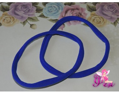 Резинка-повязка "One size",  диаметр 10,5см, окружность 33 см. цв. синий -1 шт.