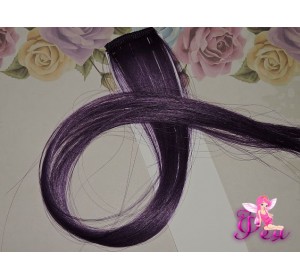 Цветная прядь, 50 см, цв. темно-фиолетовый - 1 шт.