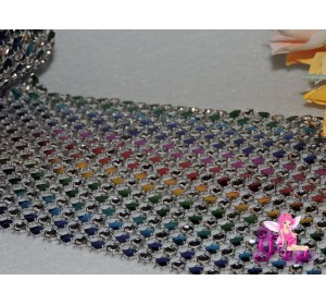 Обманки "Сердечко" 18 рядов,цветные ( 25 см)