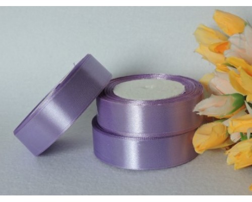Атласная лента 25 мм, цв. сиреневый