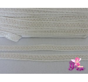 Тесьма "Тиффани" 15 мм, цв. белый № 101