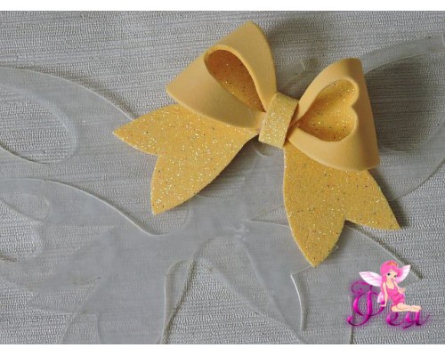 Набор шаблонов "Бантик с хвостиками"  2 детали