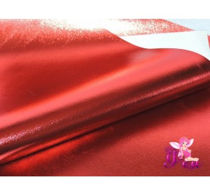 Кожзам, цв. красный 