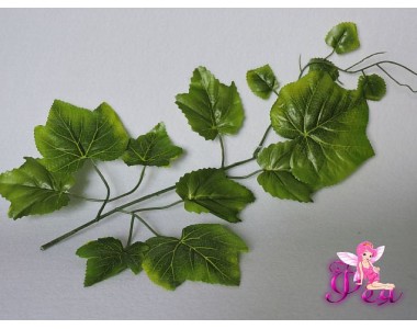 Веточка «Виноград» 30см, цв. зеленый