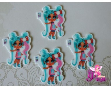 Кабошон-вырубка "Хэрдораблс " 40*33 мм селфи -1 шт