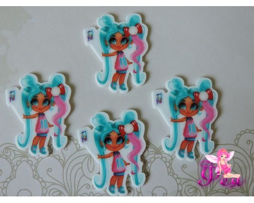 Кабошон-вырубка "Хэрдораблс " 40*33 мм селфи -1 шт