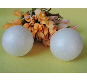 Шар из пенопласта 8 см - 1 шт.