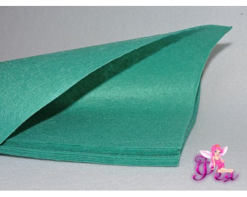 Фетр жесткий 1мм (Формат А4), цв. тиффани