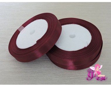 Однотонная атласная лента 12мм,  цвета