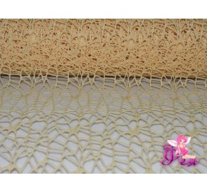 Искусственный сизаль паутинка, бежевого цвета (отрез 50см*50 см)