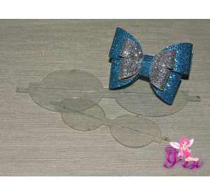 Набор шаблонов "Бантик бабочка"В комплекте 2 детали