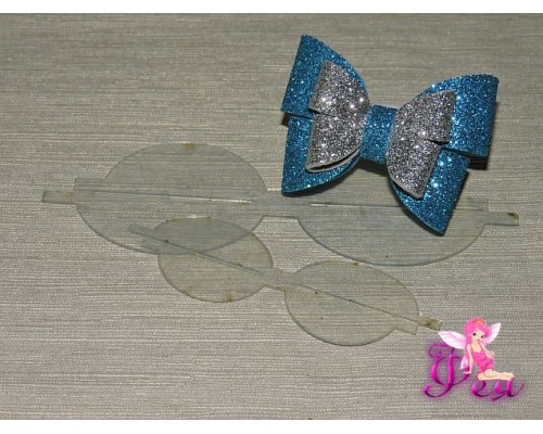 Набор шаблонов "Бантик бабочка"В комплекте 2 детали