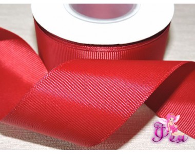 Репсовая лента 40 мм,  цв. бордовый  - 1м