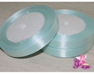Атласная лента 12 мм, цв. небесно-голубой - 1 м
