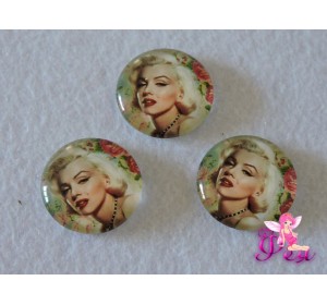 Эпоксидная фишка 25 мм, "Мэрилин Монро"