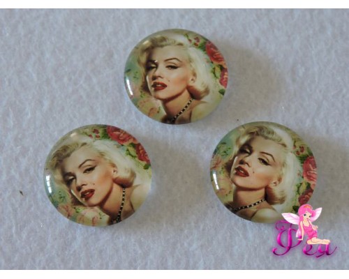 Эпоксидная фишка 25 мм, "Мэрилин Монро"