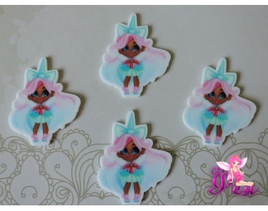 Кабошон-вырубка "Хэрдораблс " 41*34 мм, единорожек -1 шт