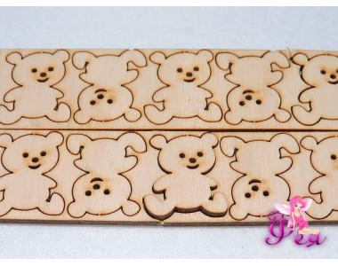 Заготовка из фанеры 3 см "Медвежонок"