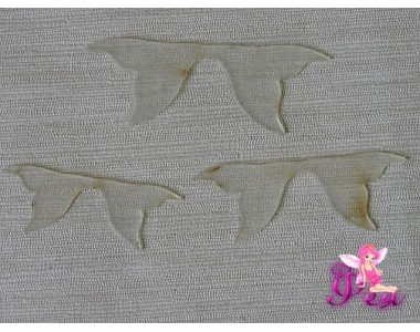 Набор шаблонов "Хвостики рыбки  "В комплекте 3 детали