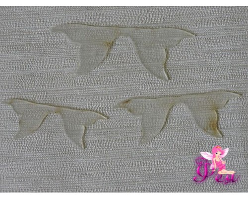 Набор шаблонов "Хвостики рыбки  "В комплекте 3 детали