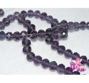 Бусины стеклянные Rondelle,имитация Сваровски, 10 мм, цвет №44