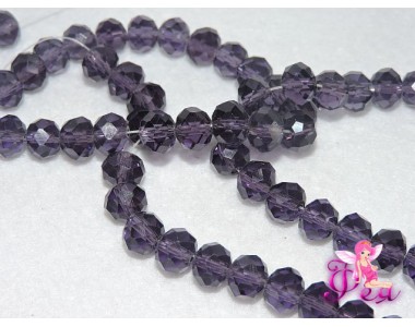 Бусины стеклянные Rondelle,имитация Сваровски, 10 мм, цвет №44