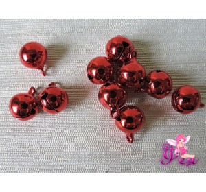 Бубенцы 12 мм, красный 1 шт