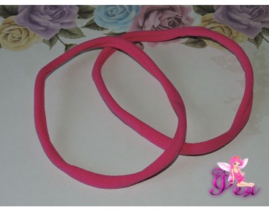 Резинка-повязка "One size",  диаметр 10,5см, окружность 33 см. цв. малиновый -1 шт.